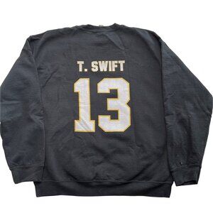 Taylor Swift The Eras Tour 13 Black Gildan Black‎ Sweatshirt L